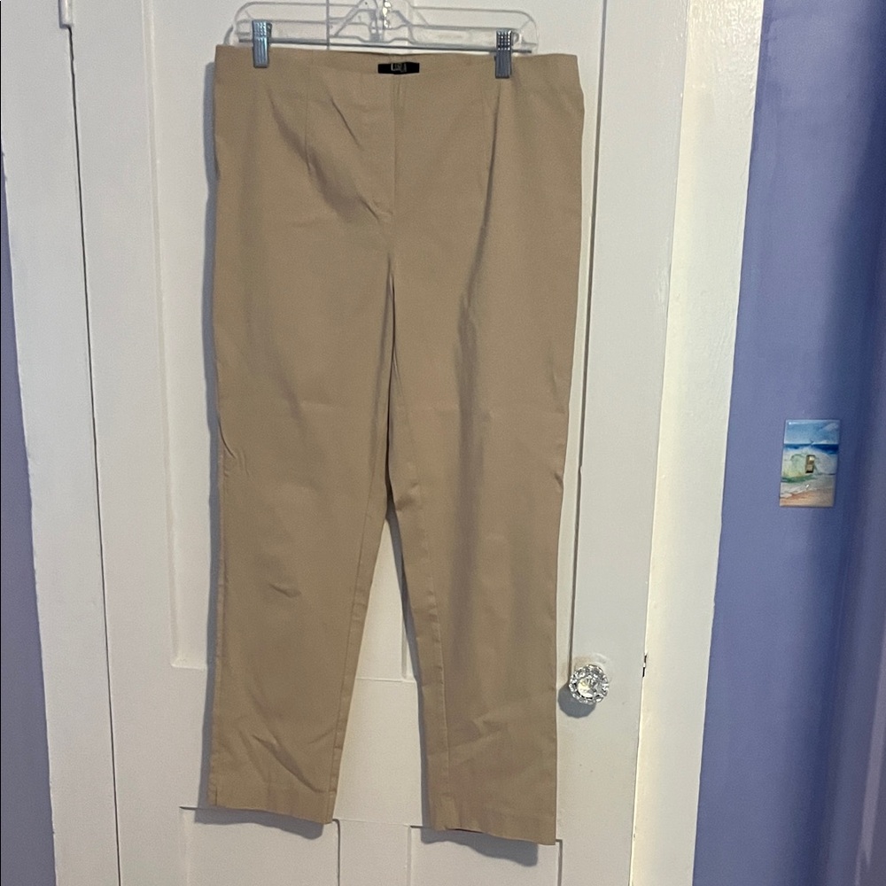 NWOT Lior Paris Tan stretch Dress Pants